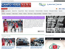 Tablet Screenshot of campoverdenews.net.br
